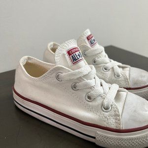 Classic Converse Chuck Taylor All Star - Toddler Shoes - White - Good Condition